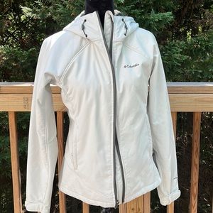 Columbia White Fur Lined Jacket